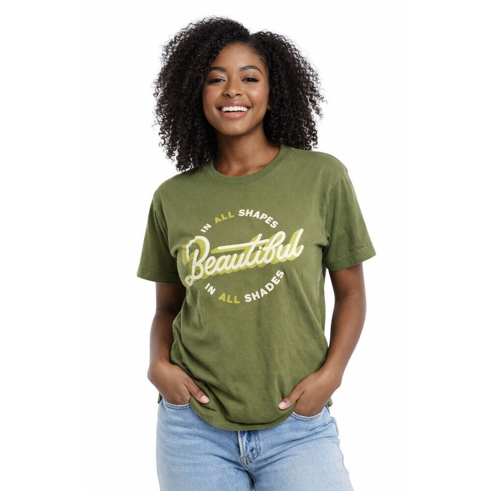 Target Black History Month Oversized Graphic Tee Womens Small Green Streetwear